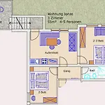 Appartement Gfall Ried im Oberinntal